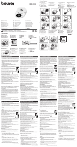 Manual Beurer KS 33 Balança de cozinha