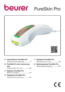 Handleiding Beurer IPL PureSkinPro IPL-apparaat