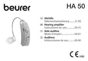 Manual Beurer HA 50 Hearing Aid