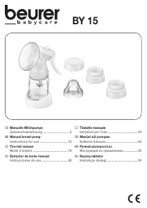 Kullanım kılavuzu Beurer BY 15 Göğüs pompası