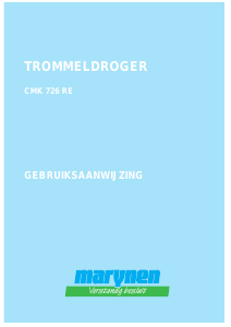 Handleiding Marijnen CMK 726 RE Wasdroger