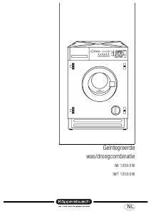 Handleiding Küppersbusch IWT 1259.0W Was-droog combinatie