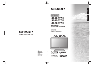 说明书 夏普AQUOS LC-46G77H液晶电视