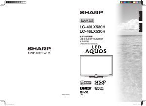 Handleiding Sharp AQUOS LC-46LX530H LCD televisie