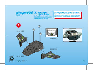 Handleiding Playmobil set 5281 Easter Eggs Robo-gangster met spy-glider