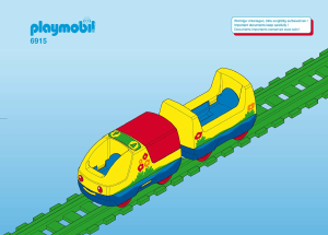 Handleiding Playmobil set 6915 1-2-3 Electrische trein