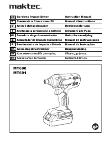 Manual Maktec MT690 Impact Wrench