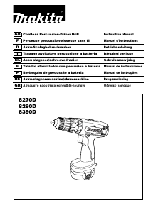 Bedienungsanleitung Makita 8390D Schlagbohrmaschine