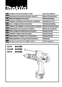 Εγχειρίδιο Makita 8413D Κρουστικό δράπανο