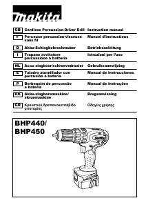 Manual Makita BHP440 Impact Drill
