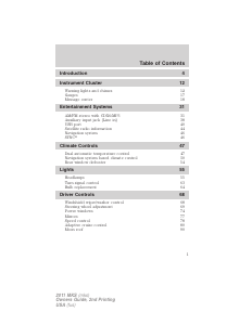 Manual Lincoln MKS (2011)