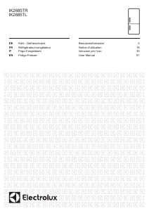 Mode d’emploi Electrolux IK2685TL Réfrigérateur combiné