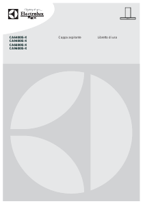 Manuale Electrolux CA6600IS-X Cappa da cucina