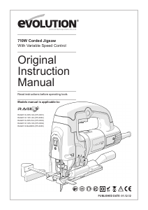 Manual Evolution RAGE7-S Jigsaw