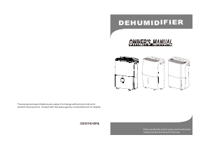 Manual de uso Daitsu ADDE-20 Deshumidificador