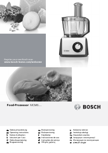 Manuale Bosch MCM68840 Robot da cucina