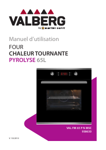 Mode d’emploi Valberg VAL FM 65 P N MSC Four