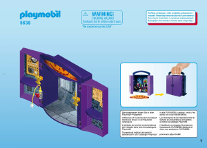 Manual Playmobil set 5638 Special Cofre 'Casa Assombrada'