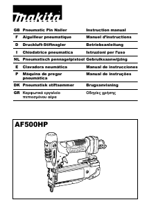 Bruksanvisning Makita AF500HP Häftpistol