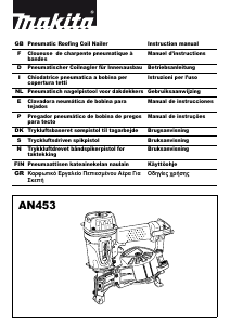 Manual Makita AN453 Agrafador eléctrico