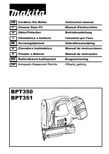 Manual de uso Makita BPT351 Grapadora electrica
