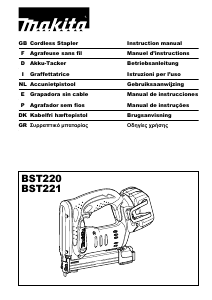 Handleiding Makita BST220 Tacker
