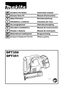 Manuale Makita DPT351 Graffatrice