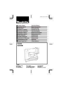 Bruksanvisning Makita T221D Häftpistol