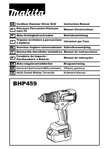 Bruksanvisning Makita BHP459 Slagborrmaskin