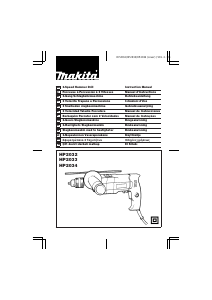 Manual de uso Makita HP2032 Taladradora de percusión