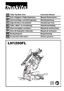 Manual de uso Makita LH1200FL Sierra circular