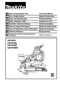 Manuale Makita LS1016FL Sega circolare