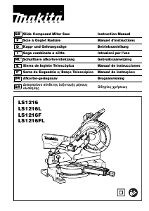 Manuale Makita LS1216 Sega circolare