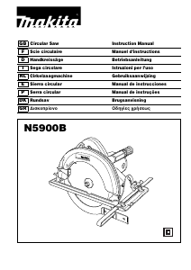 Manual de uso Makita N5900B Sierra circular