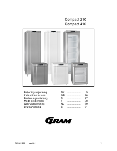 Manual Gram F 410 RH 60 HZ LM 5M Freezer