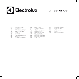 Manual Electrolux EUS85BR Aspirator