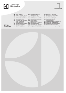 Rokasgrāmata Electrolux EFP60202X Tvaika nosūcējs