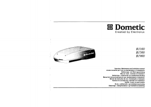 Manuale Dometic B1900 Condizionatore d’aria