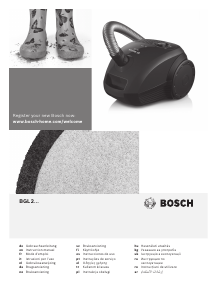 Bruksanvisning Bosch BGL2B112 Dammsugare