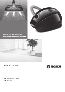 Bruksanvisning Bosch BGL3A330GB Dammsugare
