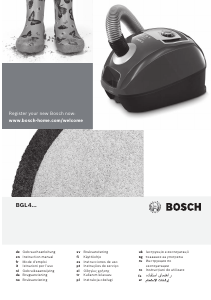 Посібник Bosch BGL4SIL69W Пилосос