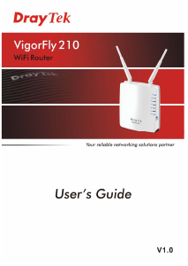 Manual DrayTek VigorFly 210 Router