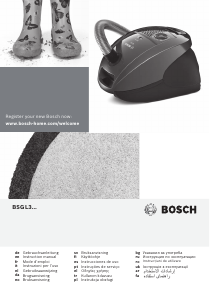 Kullanım kılavuzu Bosch BSGL3A210 Elektrikli süpürge