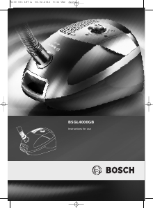 Bruksanvisning Bosch BSGL4000GB Dammsugare
