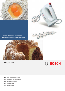 Handleiding Bosch MFQ3030GB Handmixer
