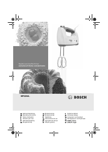 Manual Bosch MFQ36470 Misturador da mão