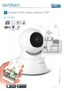 Mode d’emploi Avidsen 123582 WiFi Caméra IP