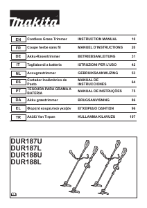 Manual Makita DUR187L Grass Trimmer