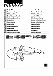 Bedienungsanleitung Makita 9067SF Winkelschleifer