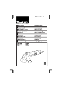Manuale Makita 9540 Smerigliatrice angolare